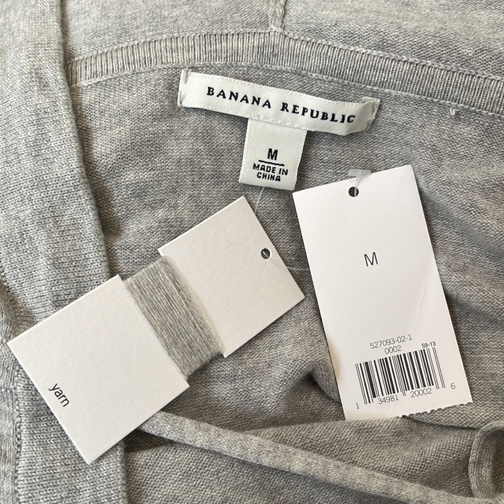 Banana Republic Long Sleeve Hooded Lounge Top NWT - Picture 15 of 16